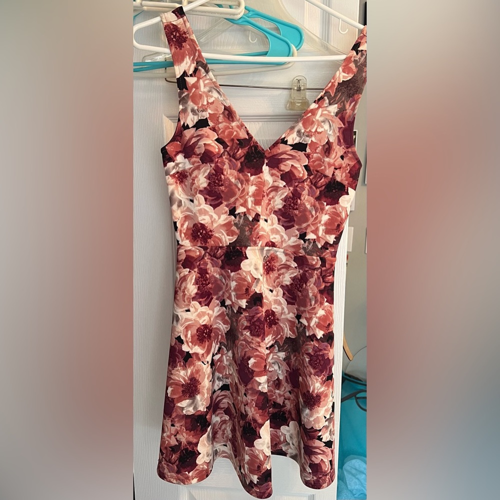 Forever 21 pink floral dress